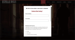 Desktop Screenshot of estelleryan.com