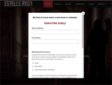 Tablet Screenshot of estelleryan.com